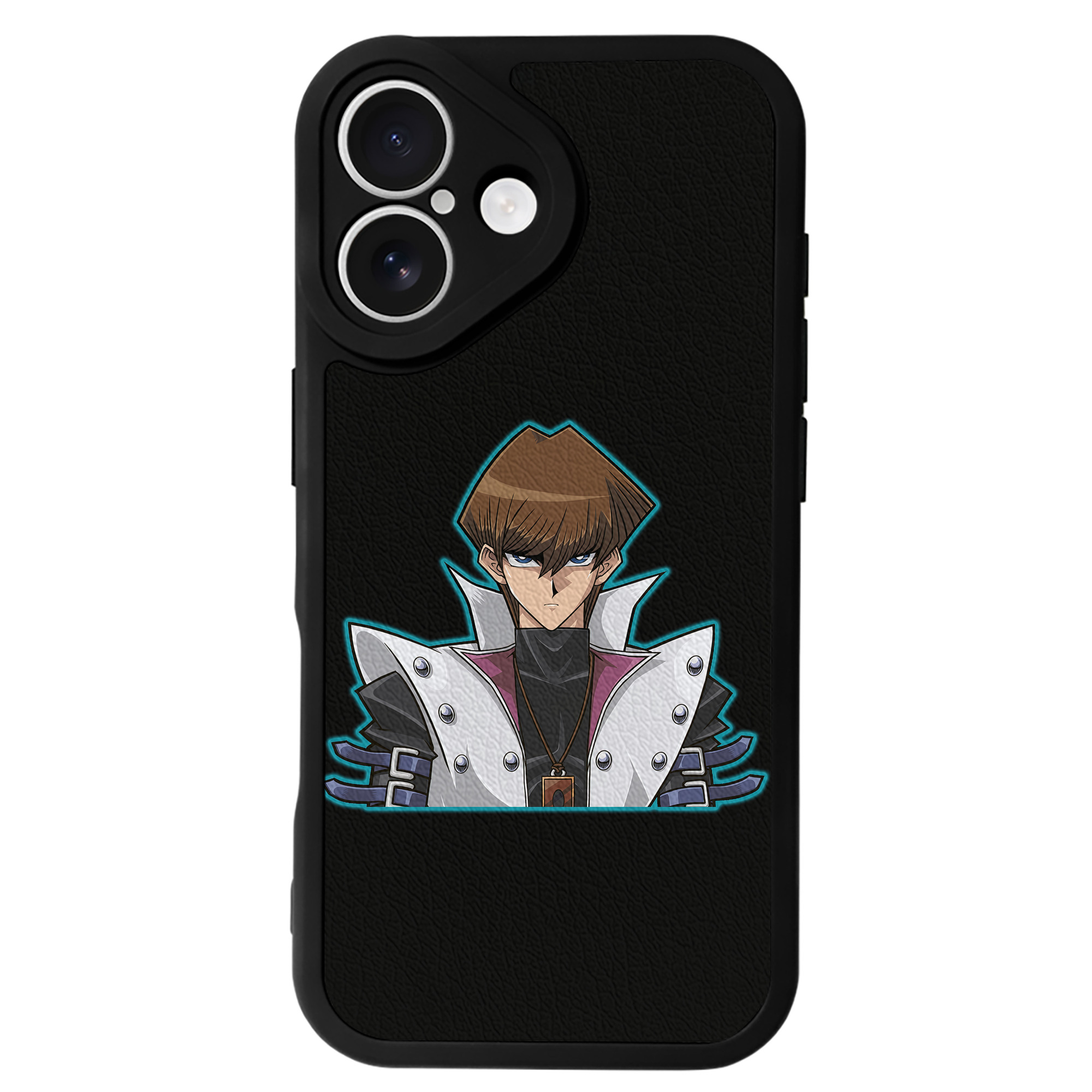 遊☆戯☆王 Yu-Gi-Oh! 【iPhone 16シリーズ対応】シリコンスマホケース（レザー調） 材質：シリコン